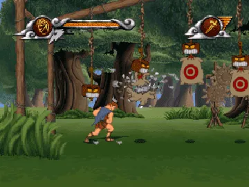 Disney Action Game Disney Presenta Hercules (IT) screen shot game playing